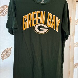 Fanatics Green Bay Arch Logo Tee in Dark Green